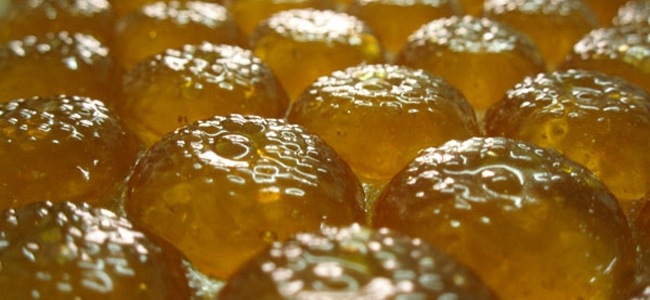 Bonbons au miel terminés