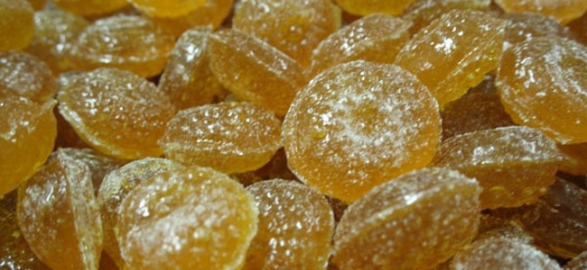 Bonbon au miel après sucrage