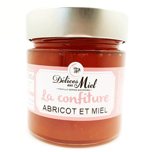 Confiture d'Abricot au miel - Miellerie Délices au Miel - Vente